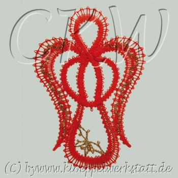 Klöppeln Baumschmuck Engel