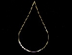Hänger Tropfenform Gold