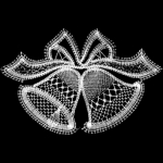 Klöppelmuster Doppelte Glocken