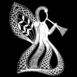 Klöppelmuster Engel